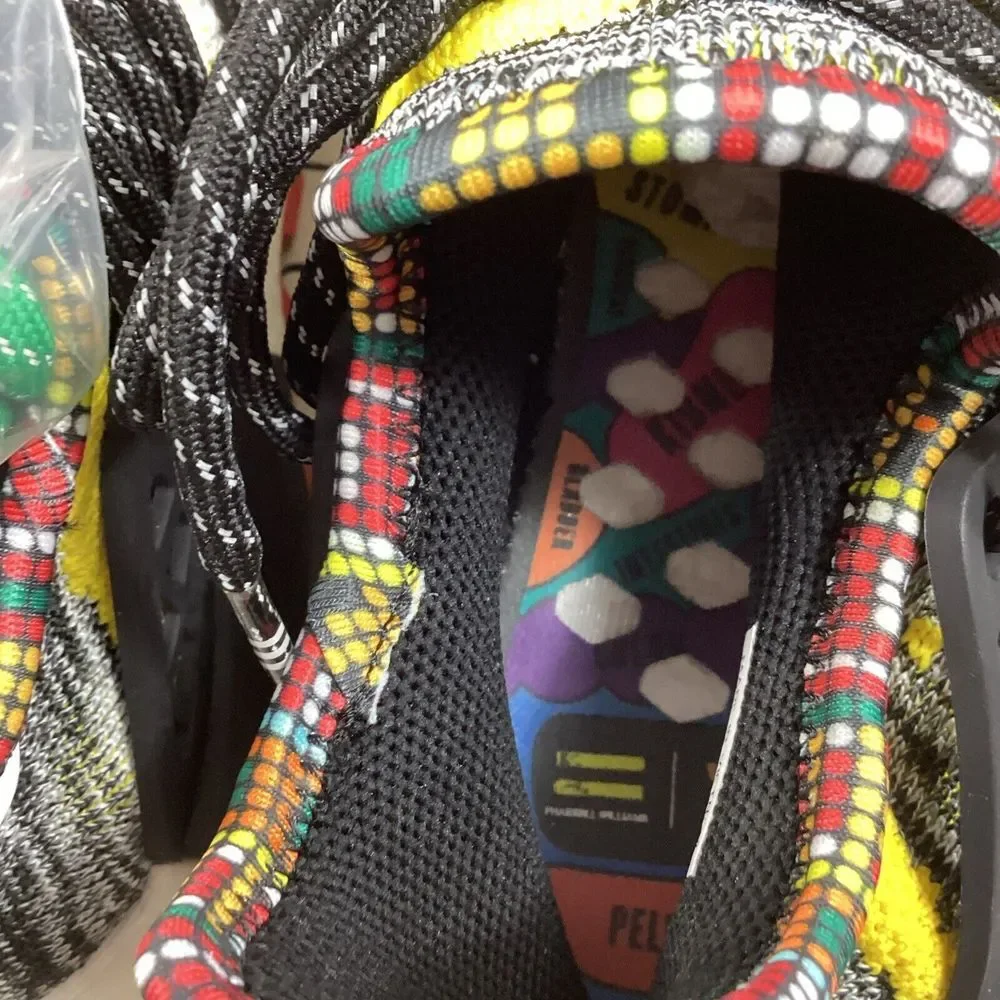 Adidas NMD Hu‎ Pharrell Solar Pack Red White Black Yellow Men's Sz 6 SKU # 3017